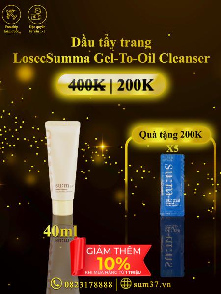 Dầu tẩy trang Sum37 Losecsumma Oil Cleanser 40ml 