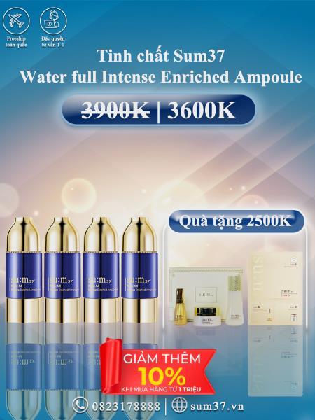 Tinh chất  Sum37 Water full Intense Ẻniched Ampoule 