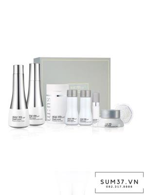 SUM37 set dưỡng trắng ngọc trai lên men  White Award set 7 pcs 