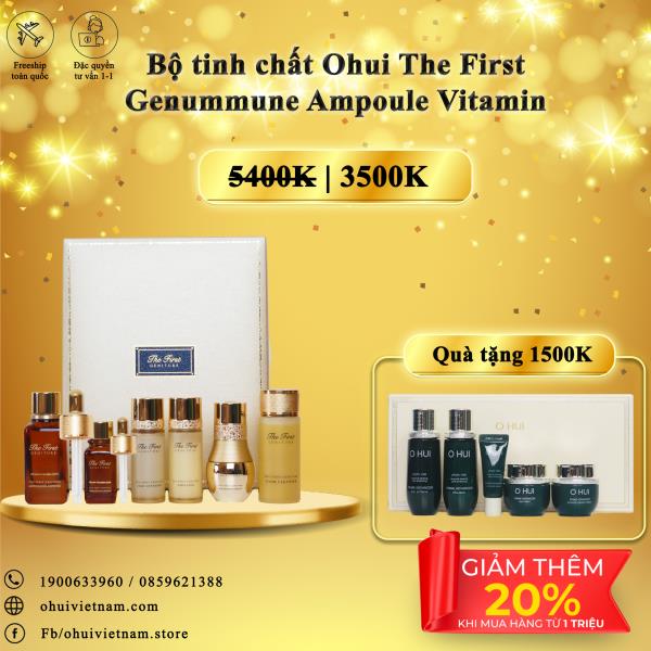 Bộ tinh chất Ohui The First Genummune Ampoule Vitamin 