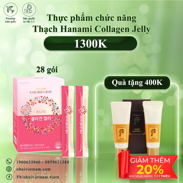 Thạch Hanami Collagen Jelly 