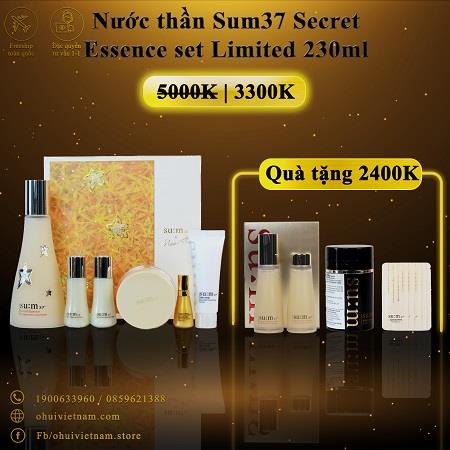 Nước thần Sum37 Secret Essence set Limited 230ml