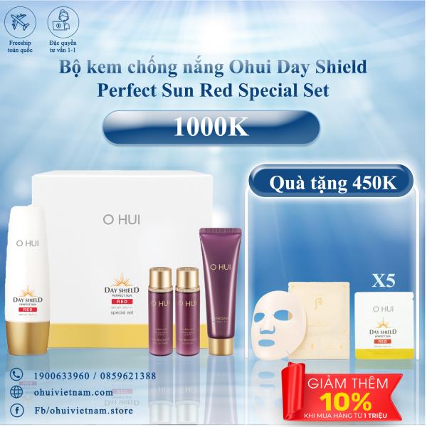 OHUI Kem chống nắng Day Shield Perfect Sun Red SPF 50+/ PA++++