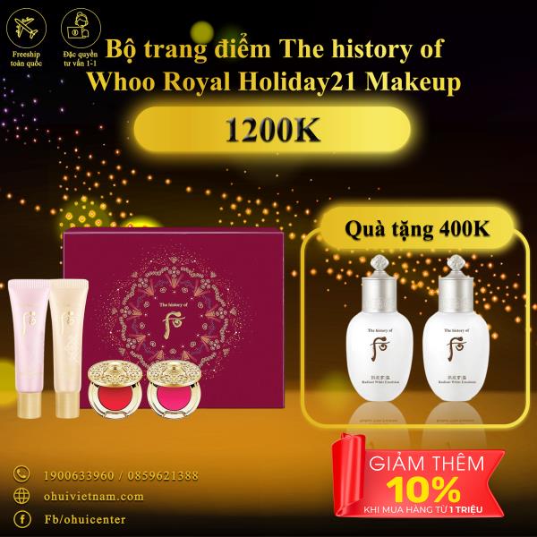 Bộ trang điểm The history of Whoo Royal Holiday21 Makeup