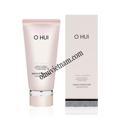 Sữa rửa mặt Ohui Miracle Moisture Cleansing Foam 80ml - bổ sung ẩm cho da