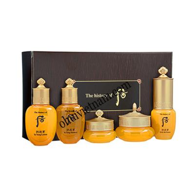 Bộ sản phẩm dưỡng cơ bản Đông y Hoàng Cung - Whoo Gong Jin Hyang Set Mini 5pcs 