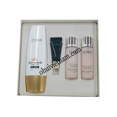 Set chống nắng dưỡng ẩm Ohui Day Shield Perfect Sun Black SPF50+/PA++++