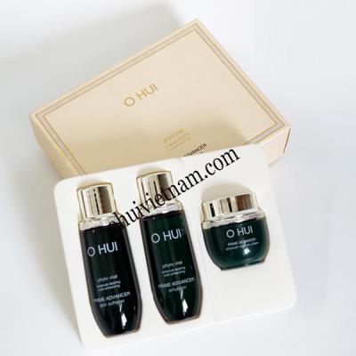 Bộ sản phẩm  ngăn ngừa lão hóa  chống nhăn  Ohui Prime Advancer Mini 3pcs