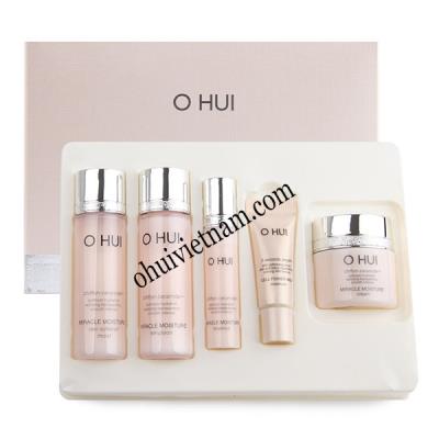 Set Mini dưỡng ẩm Ohui Miracle Moisture 5pcs (54ml ) - dưỡng ẩm căng mượt