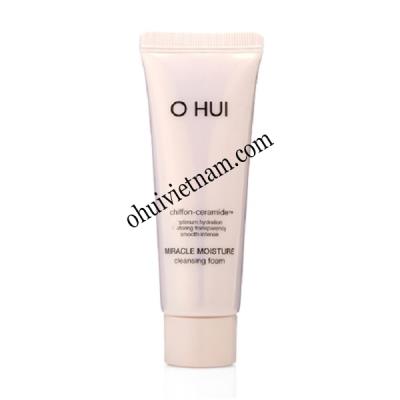 Sữa rửa mặt Ohui Miracle Moisture Cleansing Foam 40ml - bổ sung ẩm cho da