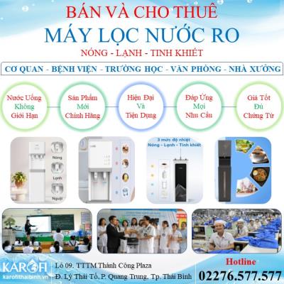 CHO THUÊ MÁY LỌC NƯỚC KAROFI: TIẾT KIỆM CHI PHÍ - SỞ HỮU TRỌN ĐỜI