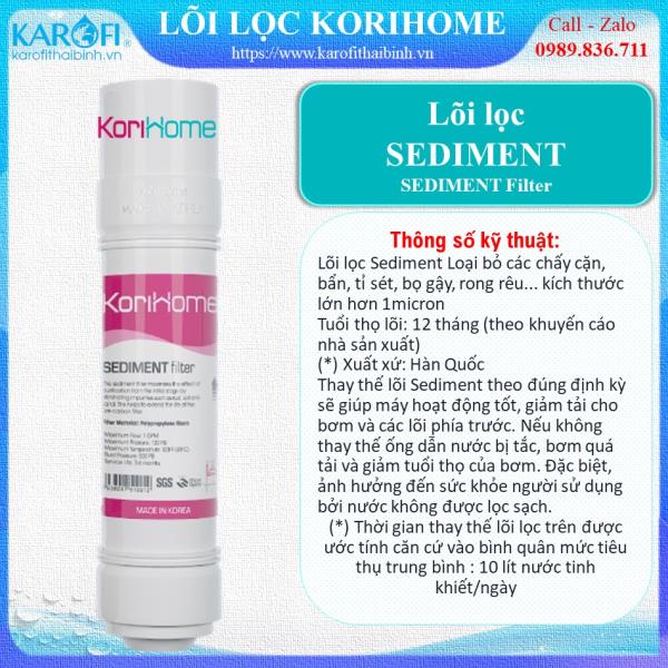 LÕI LỌC KORIHOME SEDIMENT