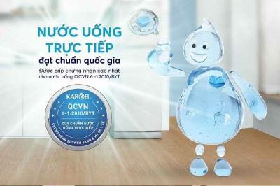 DUY NHẤT KAROFI ĐẠT CHUẨN NƯỚC UỐNG TINH KHIẾT ĐÓNG CHAI - DO VIỆN SỨC KHỎE NGHỀ NGHIỆP VÀ MÔI TRƯỜNG BỘ Y TẾ CẤP