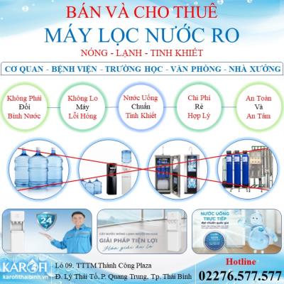 CHO THUÊ MÁY LỌC NƯỚC KAROFI: TIẾT KIỆM CHI PHÍ - SỞ HỮU TRỌN ĐỜI