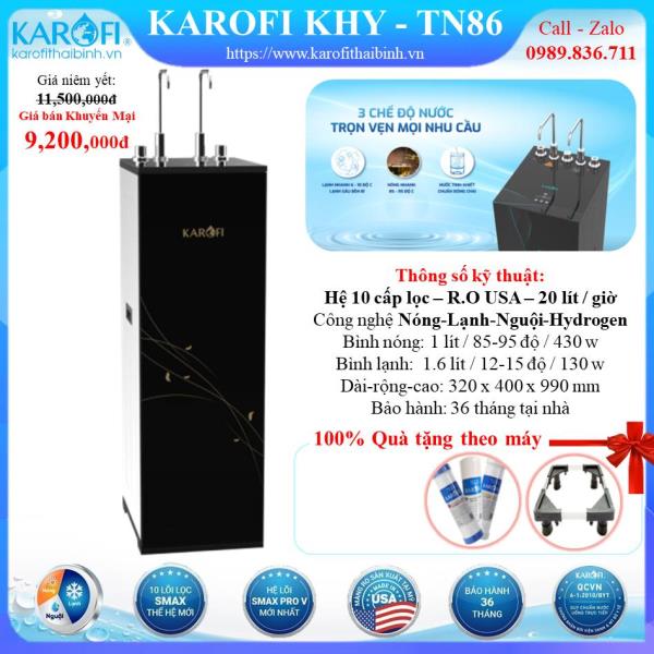 MÁY LỌC NƯỚC NÓNG - LẠNH KAROFI KHY-TN86