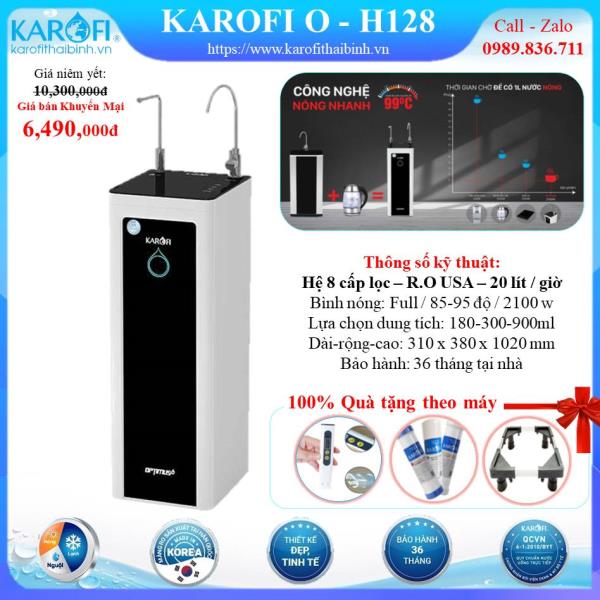 MÁY LỌC NƯỚC NÓNG - NGUỘI KAROFI Optimus Hot+ O-H128