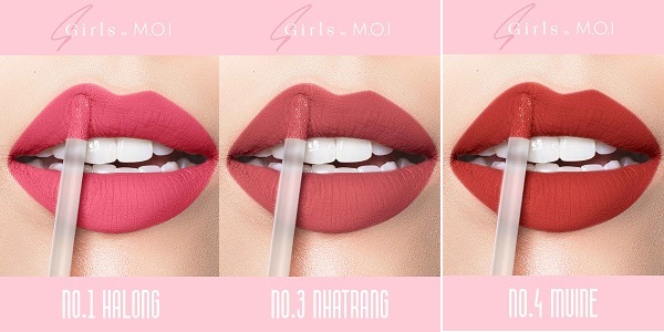 SET 1 SON NHUNG LÌ SGIRLS SUMMER EDITION