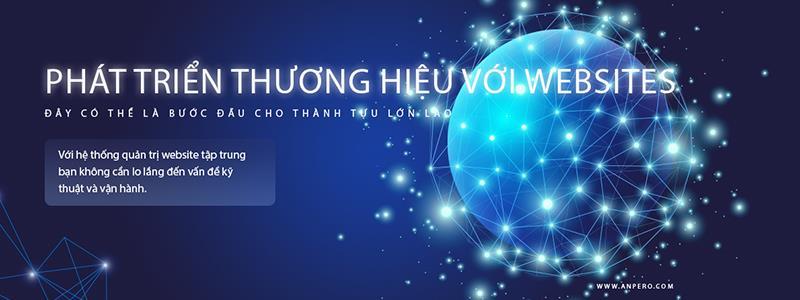 Thương hiệu bền vững với website riêng 