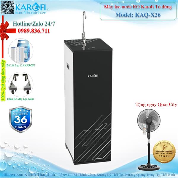 Máy lọc nước RO tủ đưng Karofi KAQ-X26