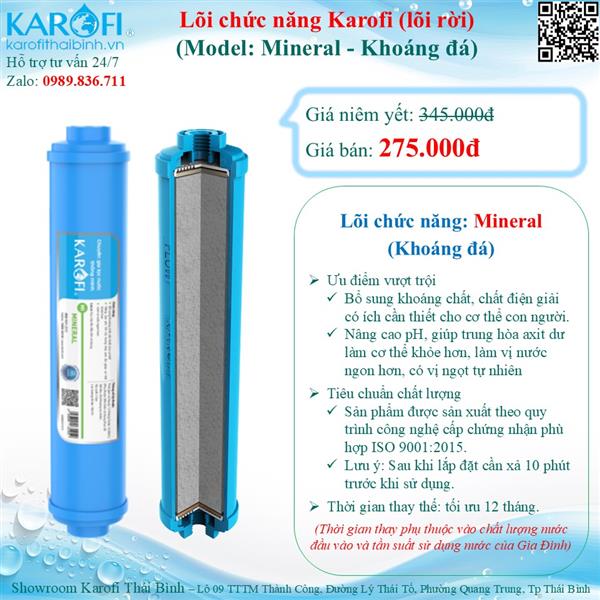  Lõi chức năng Karofi - MINERAL (Khoáng đá)