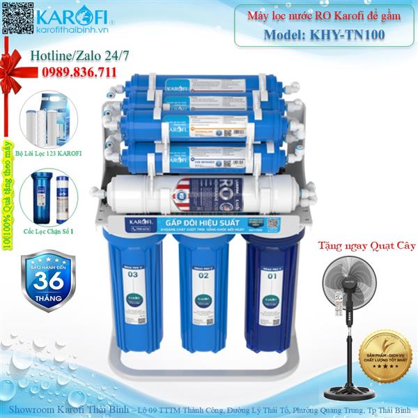 Máy lọc nước RO không tủ Karofi KHY-TN100