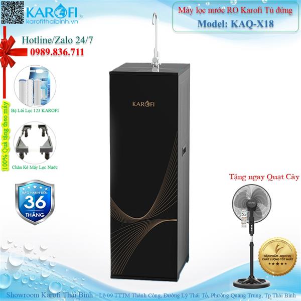 Máy lọc nước RO tủ đứng Karofi KAQ-X18