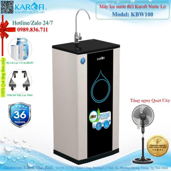 Máy lọc nước nhiễm mặn RO Karofi KBW100