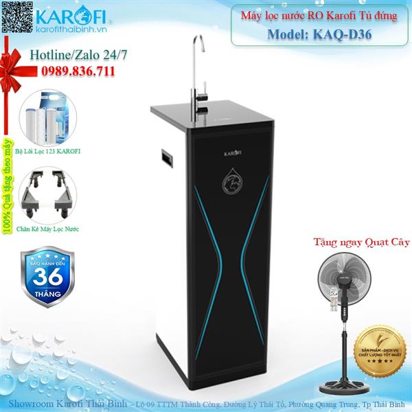 Máy lọc nước RO tủ đứng Karofi KAQ-D36