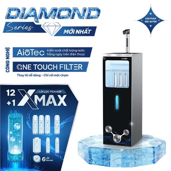 MÁY LỌC NƯỚC ION KIỀM KAROFI DIAMOND SA66
