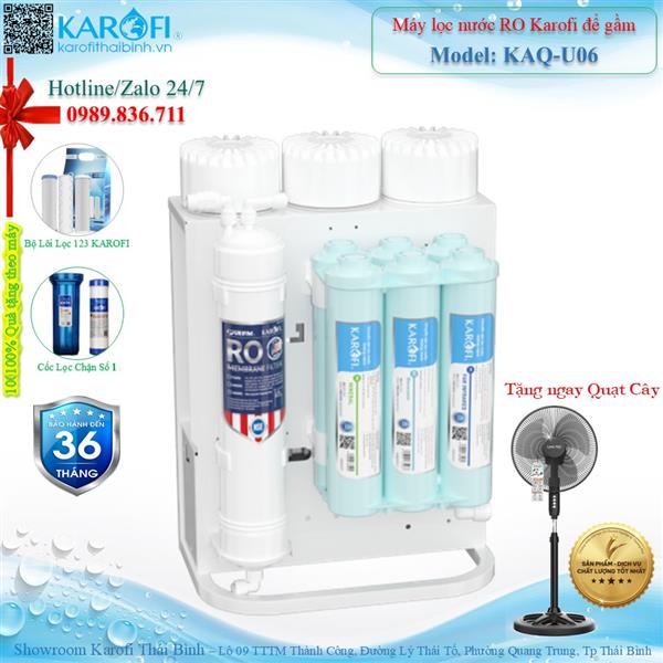 Máy lọc nước RO để gầm Karofi KAQ-U06