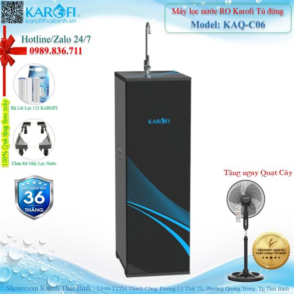 Máy lọc nước RO tủ đứng Karofi KAQ-C06