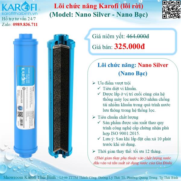 Lõi chức năng Karofi - NANO SILVER (Nano Bạc)