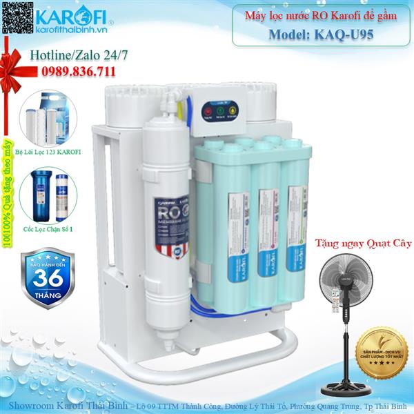 Máy lọc nước RO để gầm Karofi KAQ-U95