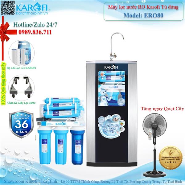 Máy lọc nước RO tủ đứng Karofi eRO (eRO80)