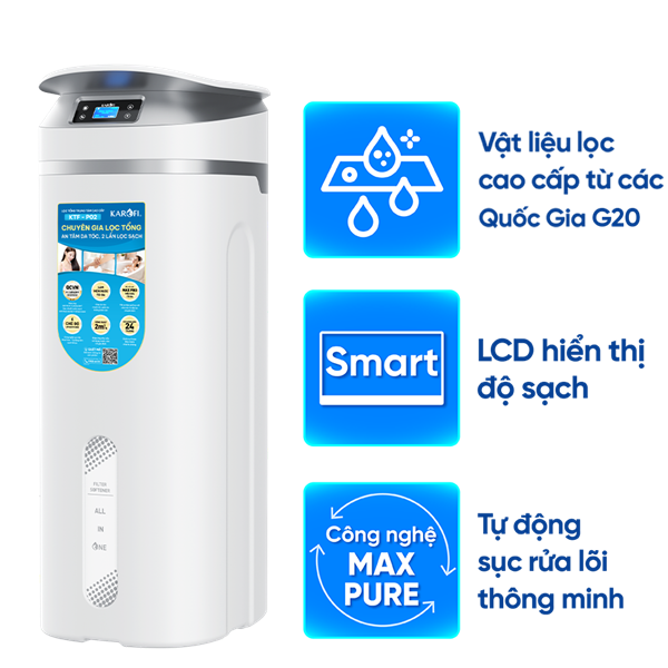 Lọc tổng trung tâm cao cấp Karofi KTF-P02