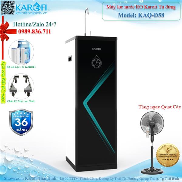 Máy lọc nước RO tủ đứng Karofi KAQ-D58