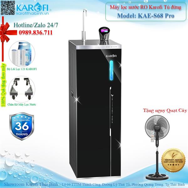 Máy lọc nước Hydro-ion kiềm Karofi KAE-S68 PRO
