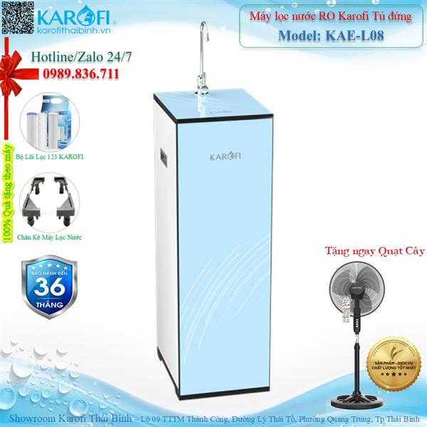 Máy lọc nước RO tủ đứng Karofi KAQ-L08