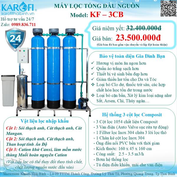 Máy lọc nước đầu nguồn (lọc tổng gia đình) KF-3CB