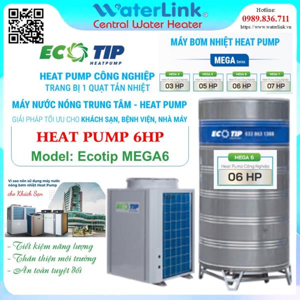 Máy Bơm Nhiệt Công Nghiệp Heat Pump 6HP | Ecotip MEGA6