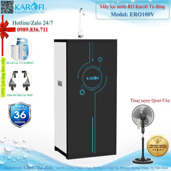 Máy lọc nước RO tủ đứng Karofi ERO100V