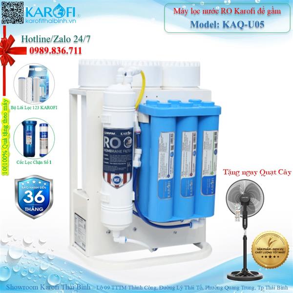 Máy lọc nước RO không tủ Karofi KAQ-U05