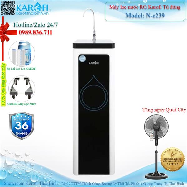 Máy lọc nước RO tủ đứng Karofi N-E239