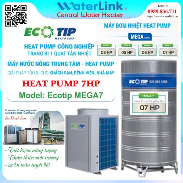 Máy Bơm Nhiệt Công Nghiệp Heat Pump 7HP | Ecotip MEGA7