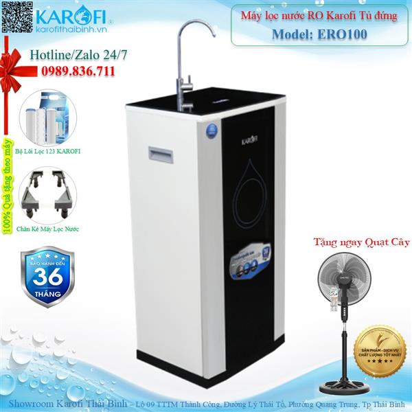 Máy lọc nước RO tủ đứng Karofi ERO100