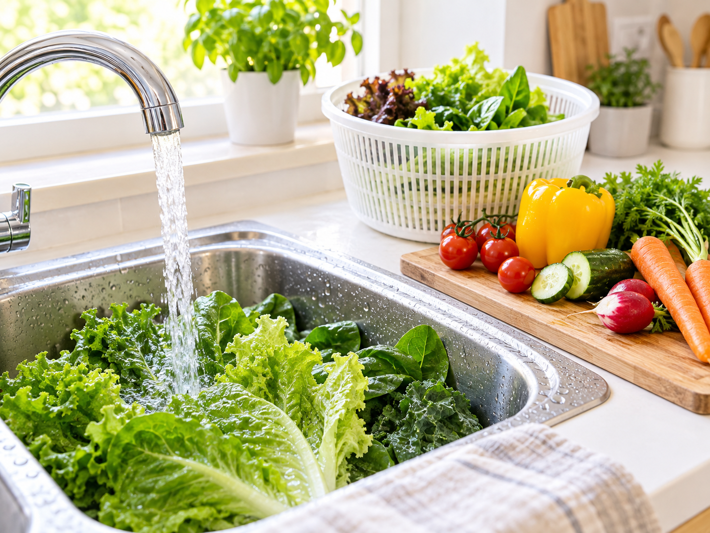 Sơ chế rau củ đúng cách để giữ độ tươi và hương vị