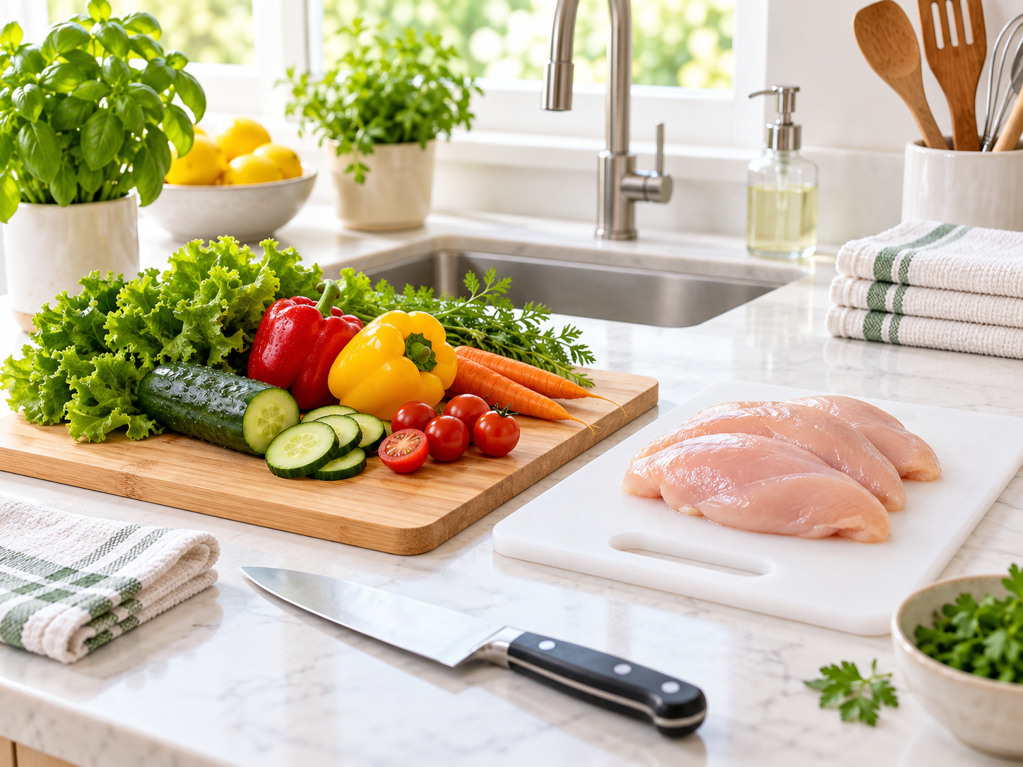 Cách vệ sinh khu vực sơ chế thực phẩm sạch và gọn