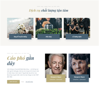Thiết kế website dịch vụ tang lễ cần chú ý những gì?