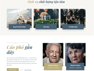 Thiết kế website dịch vụ tang lễ cần chú ý những gì?