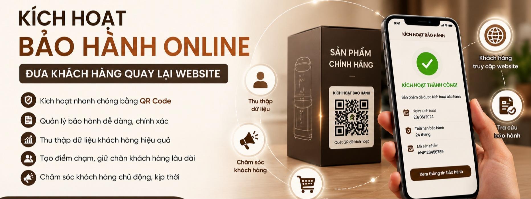 Bảo hành điện tử miễn phí 